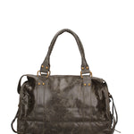 Elara Borsa a spalla da donna Vera pelle 06090-049 VERDE MILITARE SCURO Gave Lux