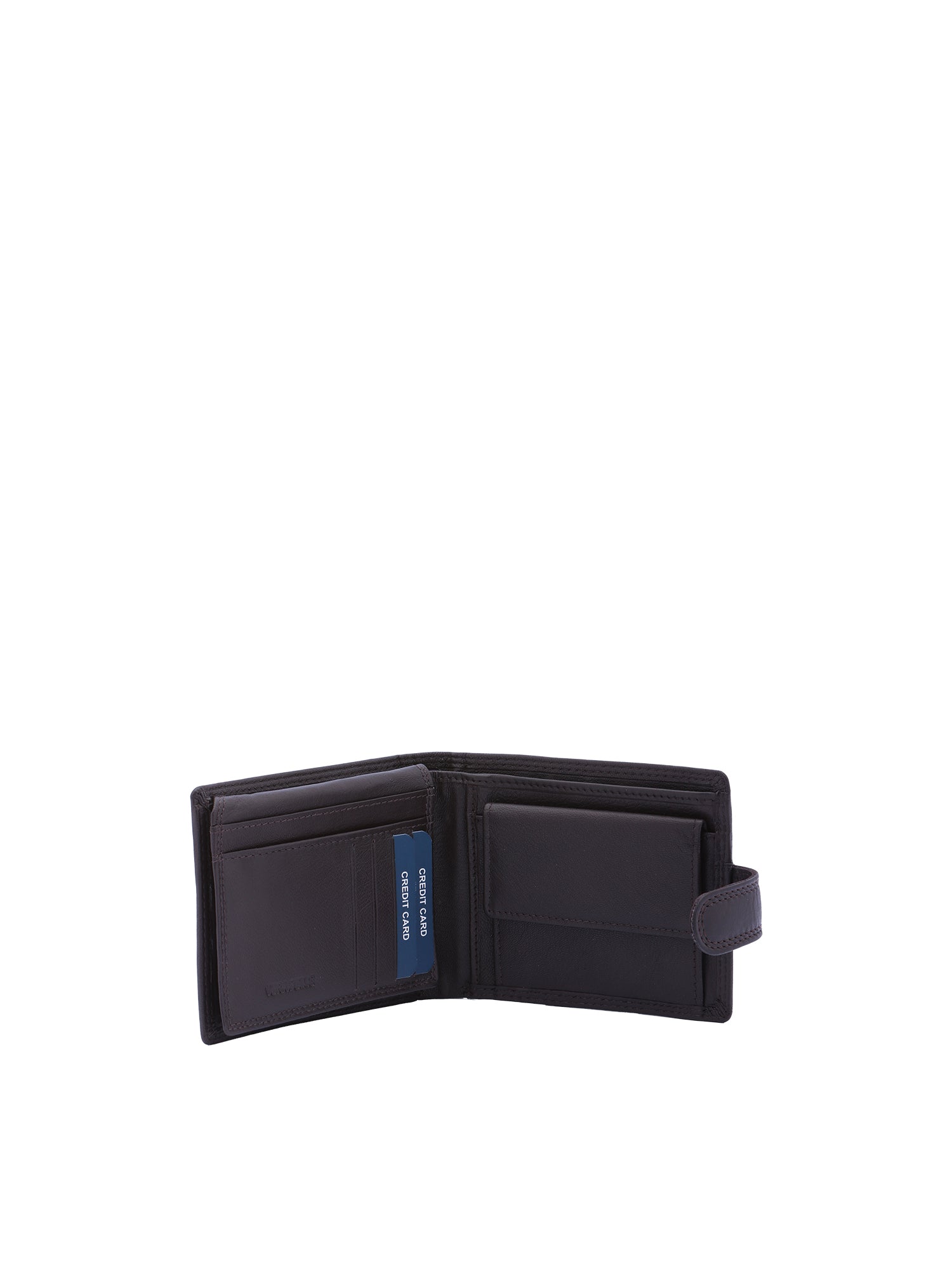 Portafoglio uomo in vera pelle Casual EC7602-56-MARRONE SCURO Enrico Coveri
