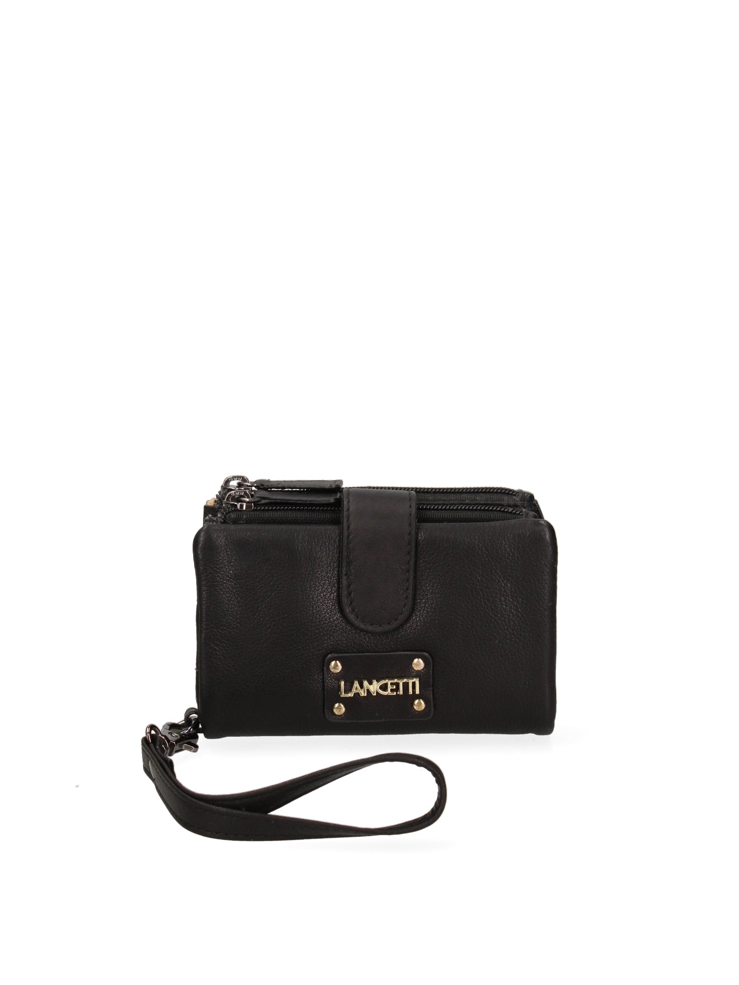 Portafoglio donna in vera pelle Casual LL7692-29-BLACK Lancetti