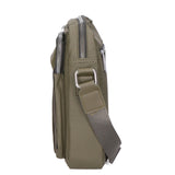 Borsa a tracolla uomo 100% pelle PU PCL3016-GREEN+BLACK Northampton Polo Club