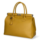 Aleria Borsa a mano da donna Vera pelle 8005-D36 SENAPE Gave Lux