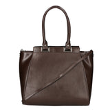 Fatima Borsa a mano da donna 100% pelle 9060-TMORO DARK BROWN Gave Lux