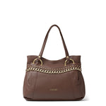 Evanthe Lux Borsa a spalla da donna 100% pelle B16982-MARRONE Braccialini