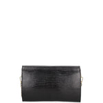 Borsa a tracolla da donna Vera pelle 00734-LU28 NERO Viola Castellani