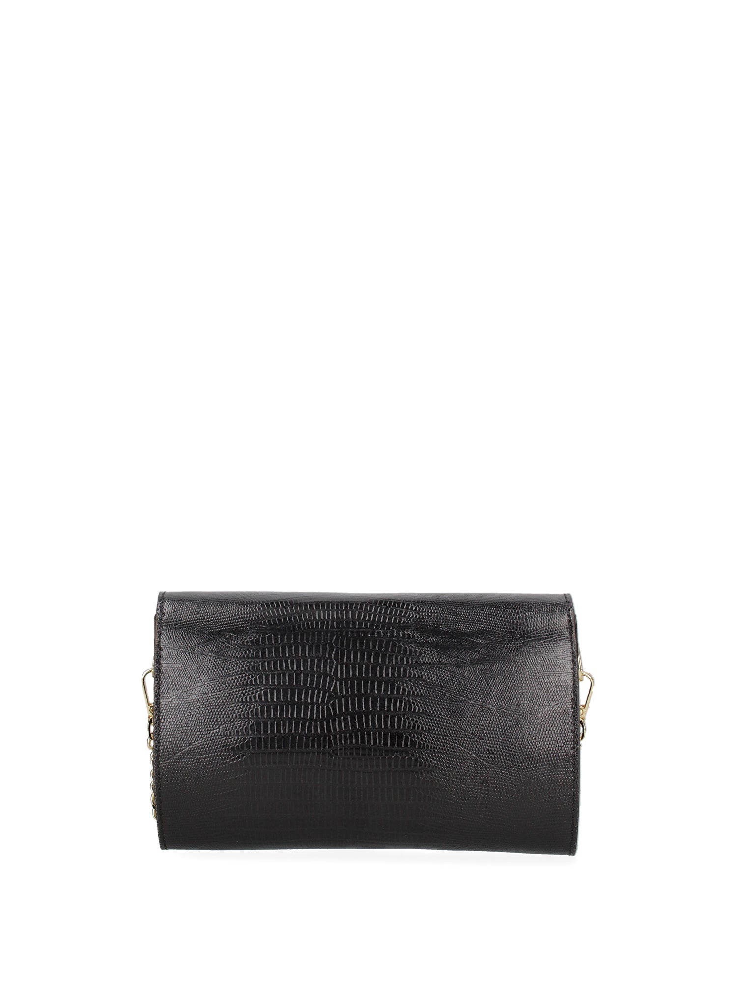 Borsa a tracolla da donna Vera pelle 00734-LU28 NERO Viola Castellani