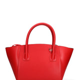 Borsa a mano da donna Vera pelle JR-W-1102BX-CORAL RED-SILVER John Richmond
