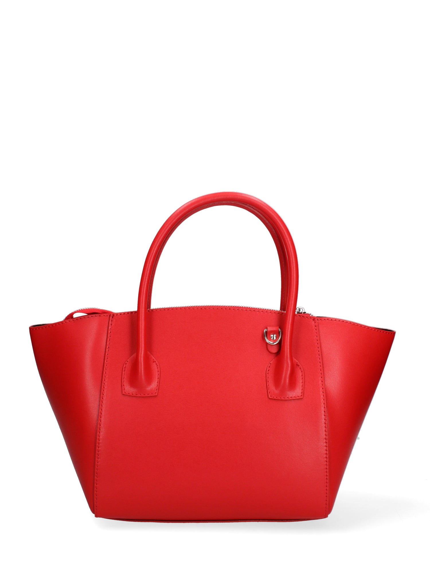 Borsa a mano da donna Vera pelle JR-W-1102BX-CORAL RED-SILVER John Richmond