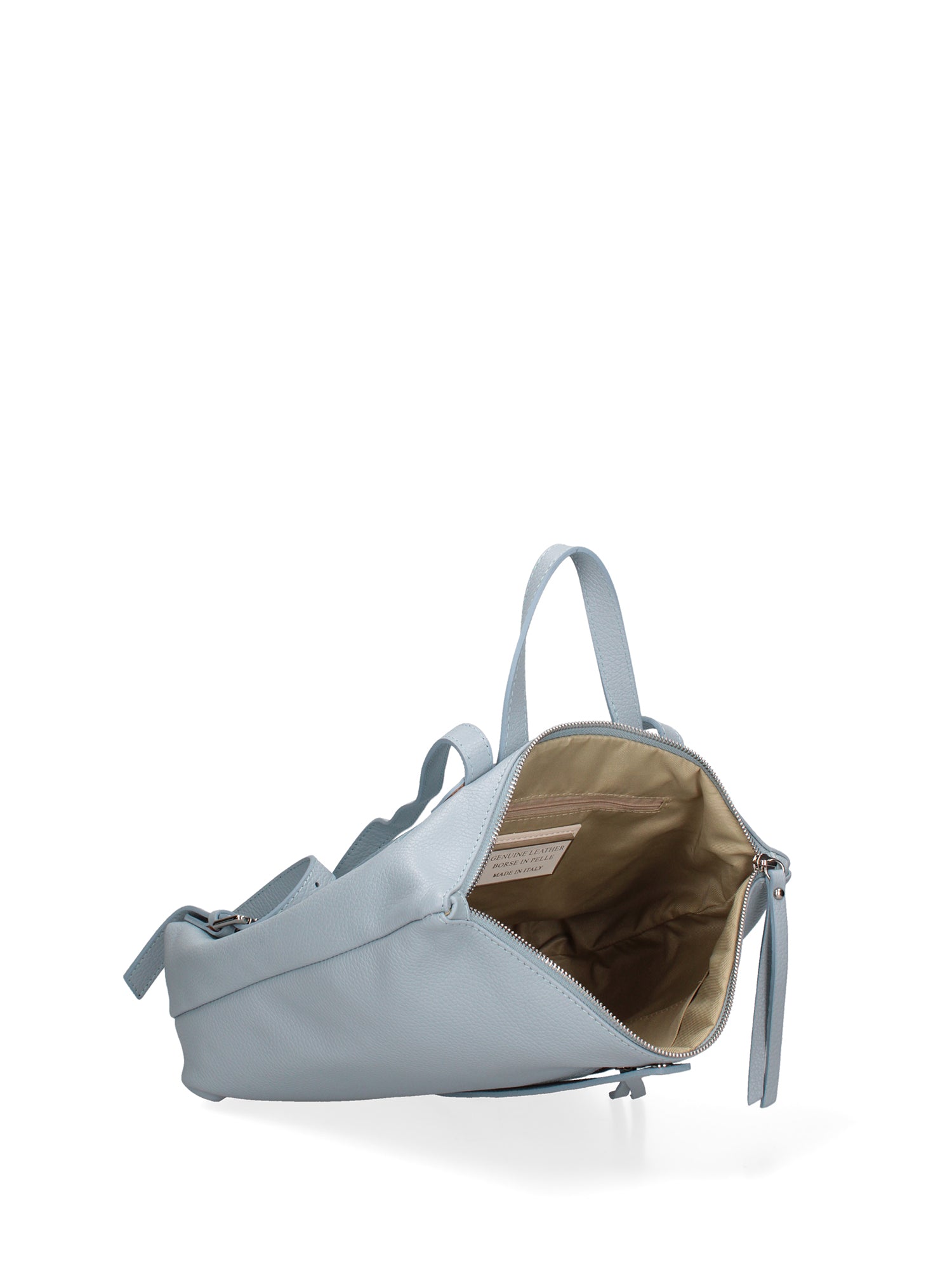 Borsa a mano da donna Vera pelle 07137-D92 CELESTE Roberta Rossi