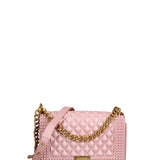 Borsa a mano donna 100% gomma FLAT PENKA M-OLD ROSE-LIGHT OTTONE Marc Ellis