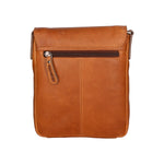 Borsa a tracolla da uomo 100% vera pelle HILB-3069S-CUOIO Hill Burry