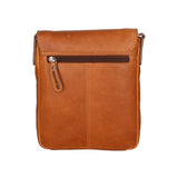 Borsa a tracolla da uomo 100% vera pelle HILB-3069S-CUOIO Hill Burry
