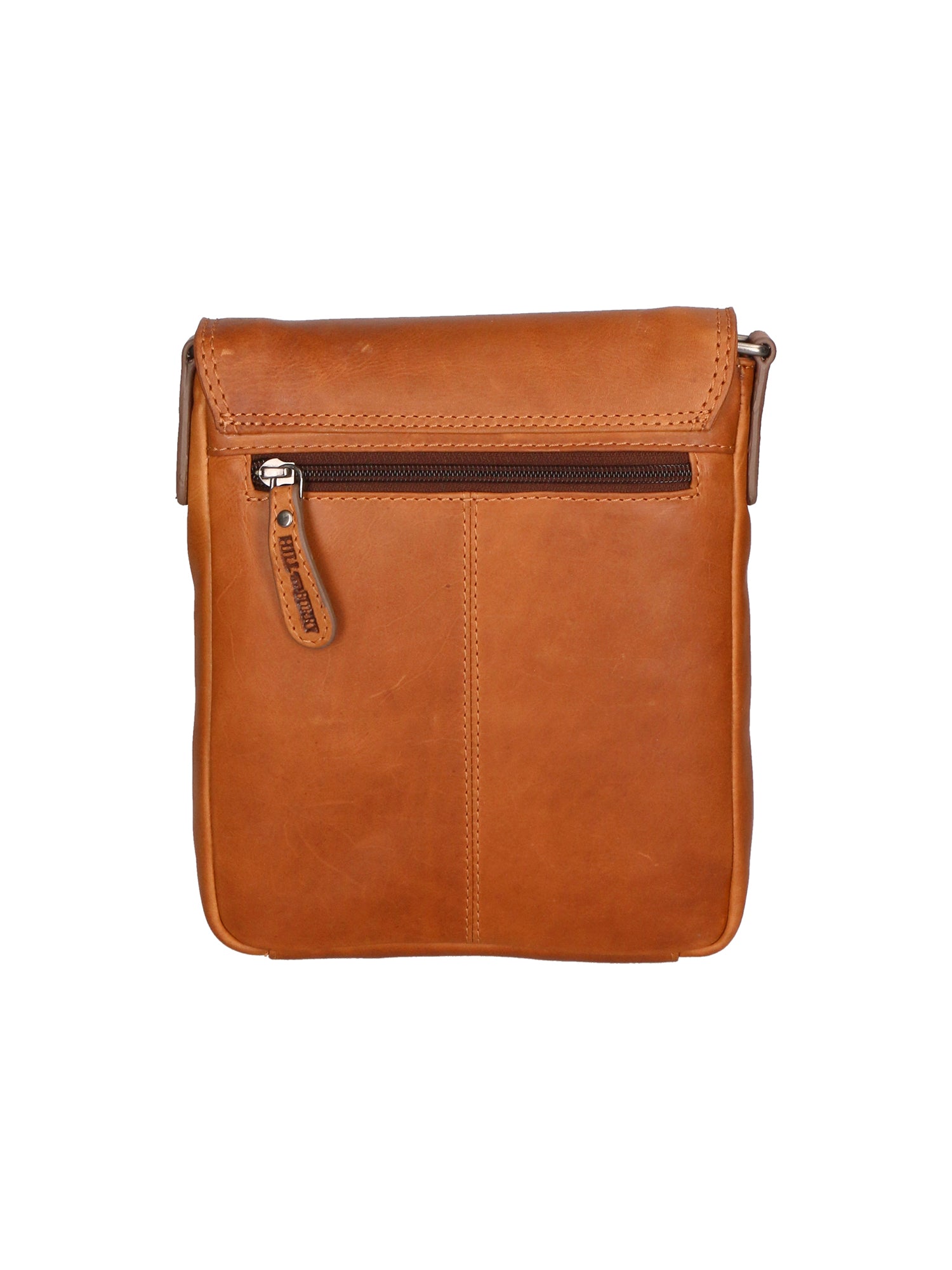 Borsa a tracolla da uomo 100% vera pelle HILB-3069S-CUOIO Hill Burry