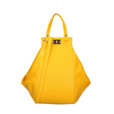 Lindsey Borsa a mano da donna 100% vera pelle 07162-D04 GIALLO Viola Castellani