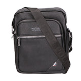 Borsa a tracolla uomo Pelle PU vegana PCL3025-BLACK Northampton Polo Club