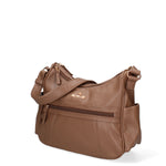 Borsa a tracolla da donna Ecopelle BC1383-TAUPE B Cavalli