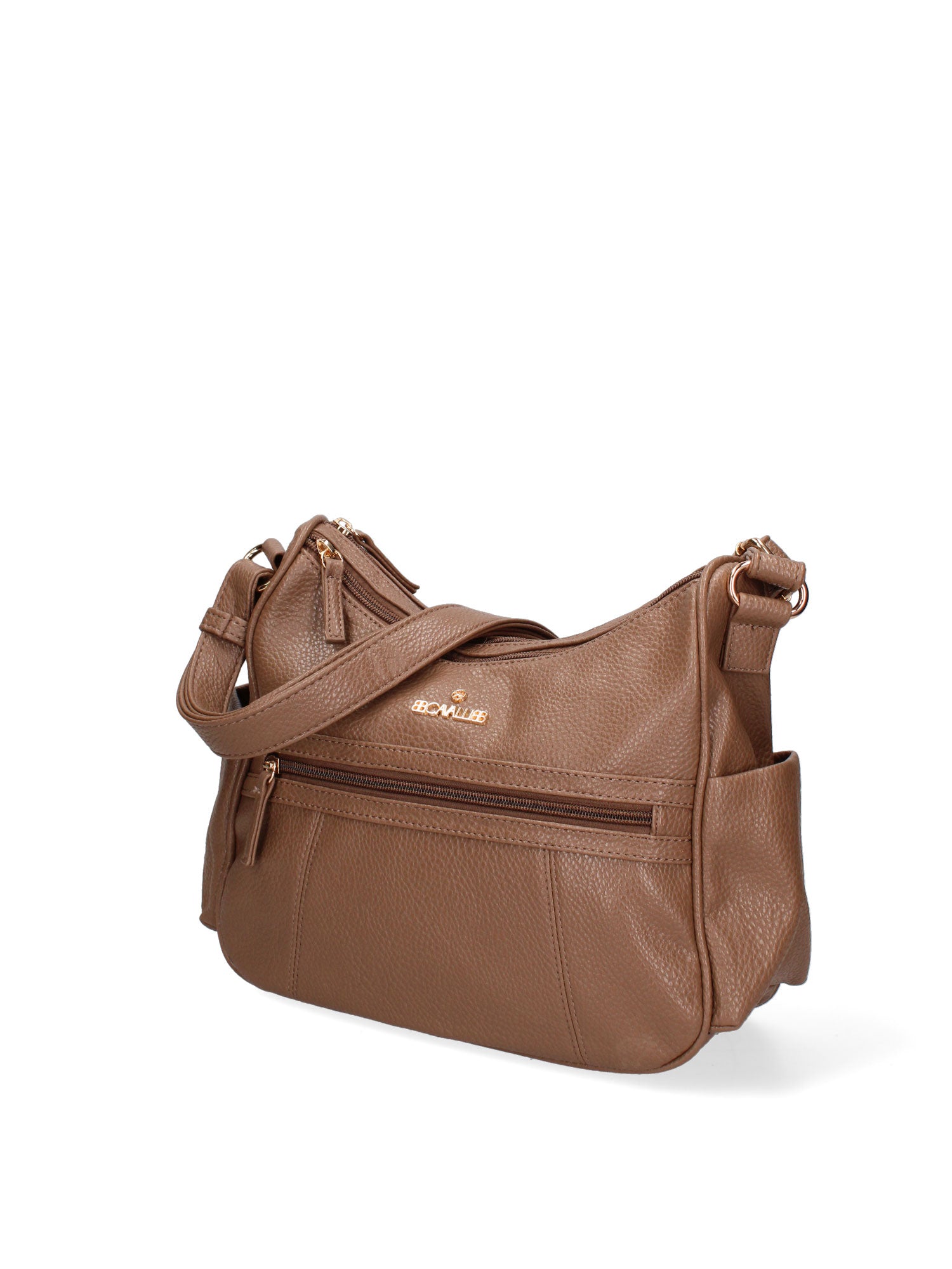 Borsa a tracolla da donna Ecopelle BC1383-TAUPE B Cavalli