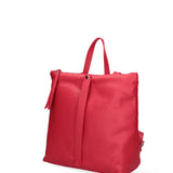 Borsa a mano da donna Vera pelle 07137-D58 ROSSO FUOCO Roberta Rossi