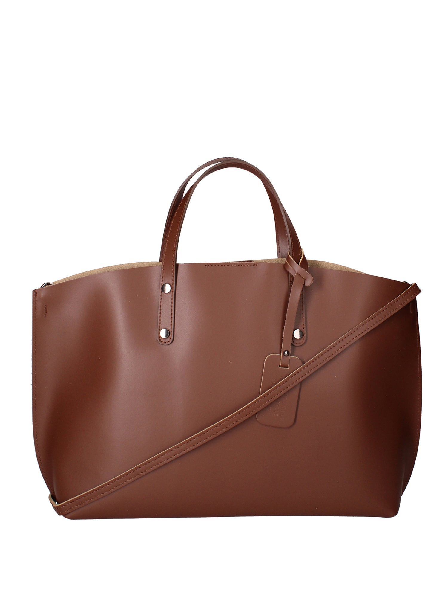 Lumena Borsa a mano da donna Vera pelle 2094-L131 MARRONE Gave Lux