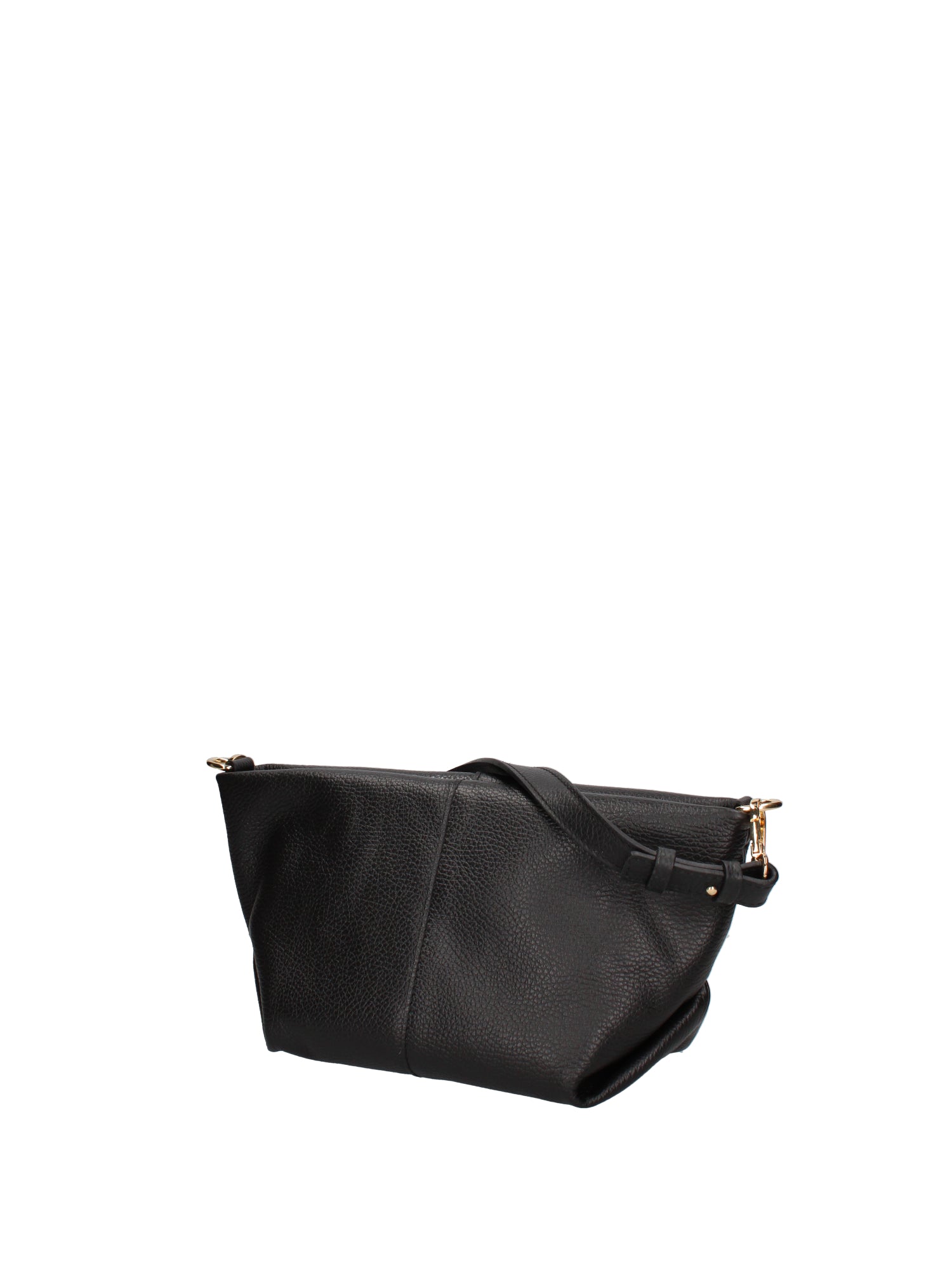 Borsa a spalla da donna Vera pelle 07165-D28 NERO Roberta Rossi