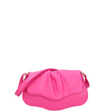 Borsa a spalla da donna Vera pelle 07152-D02 FUXIA Viola Castellani