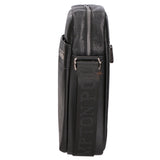 Borsa a tracolla uomo in pelle PU Casual PCL3001-BLACK Northampton Polo Club