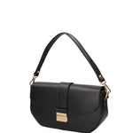 Borsa a spalla da donna Vera pelle 07229-NERO Roberta Rossi