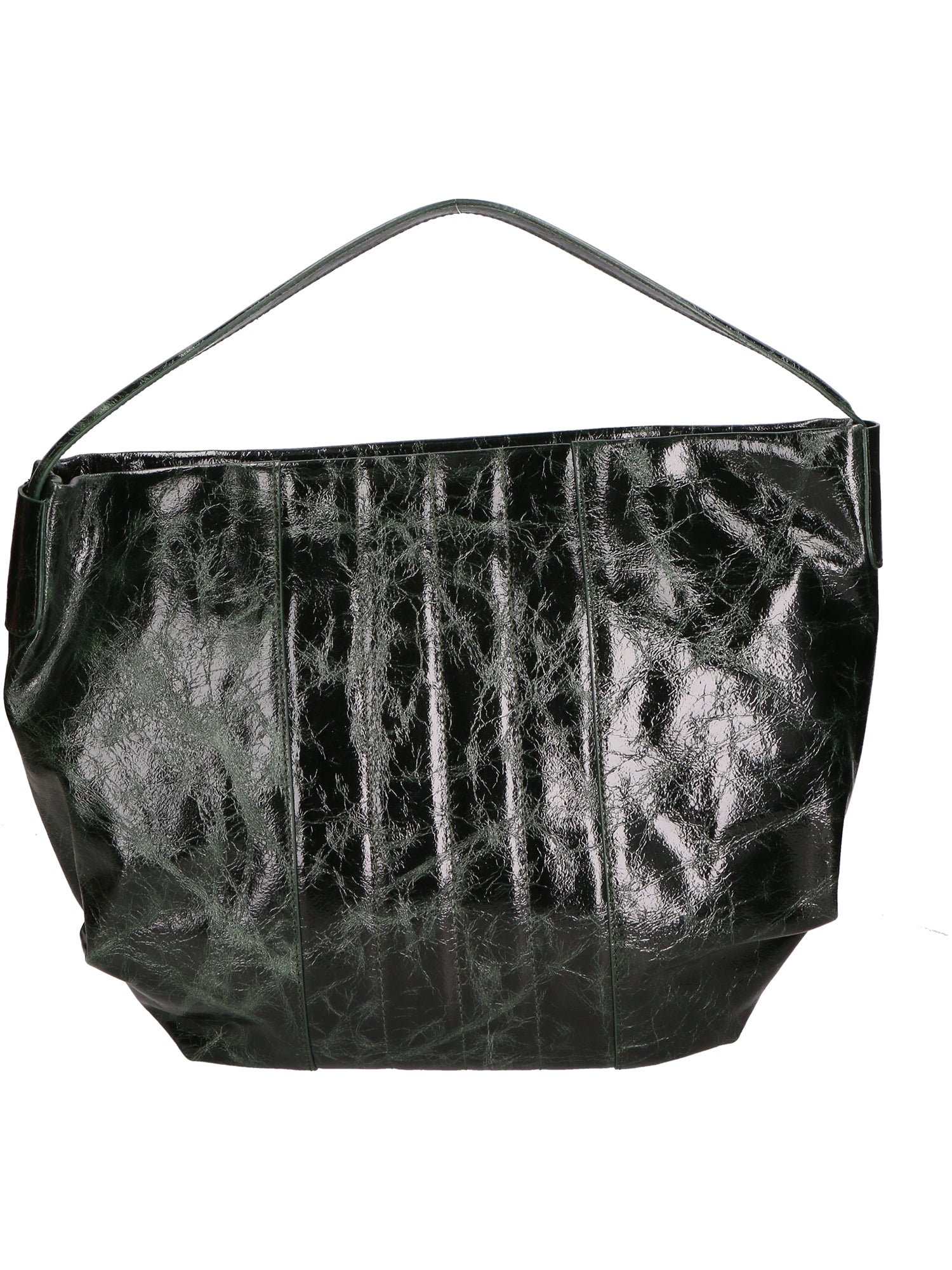 Vanda Borsa a spalla da donna Vera pelle 06507-017 VERDE BOTTIGLIA Gave Lux