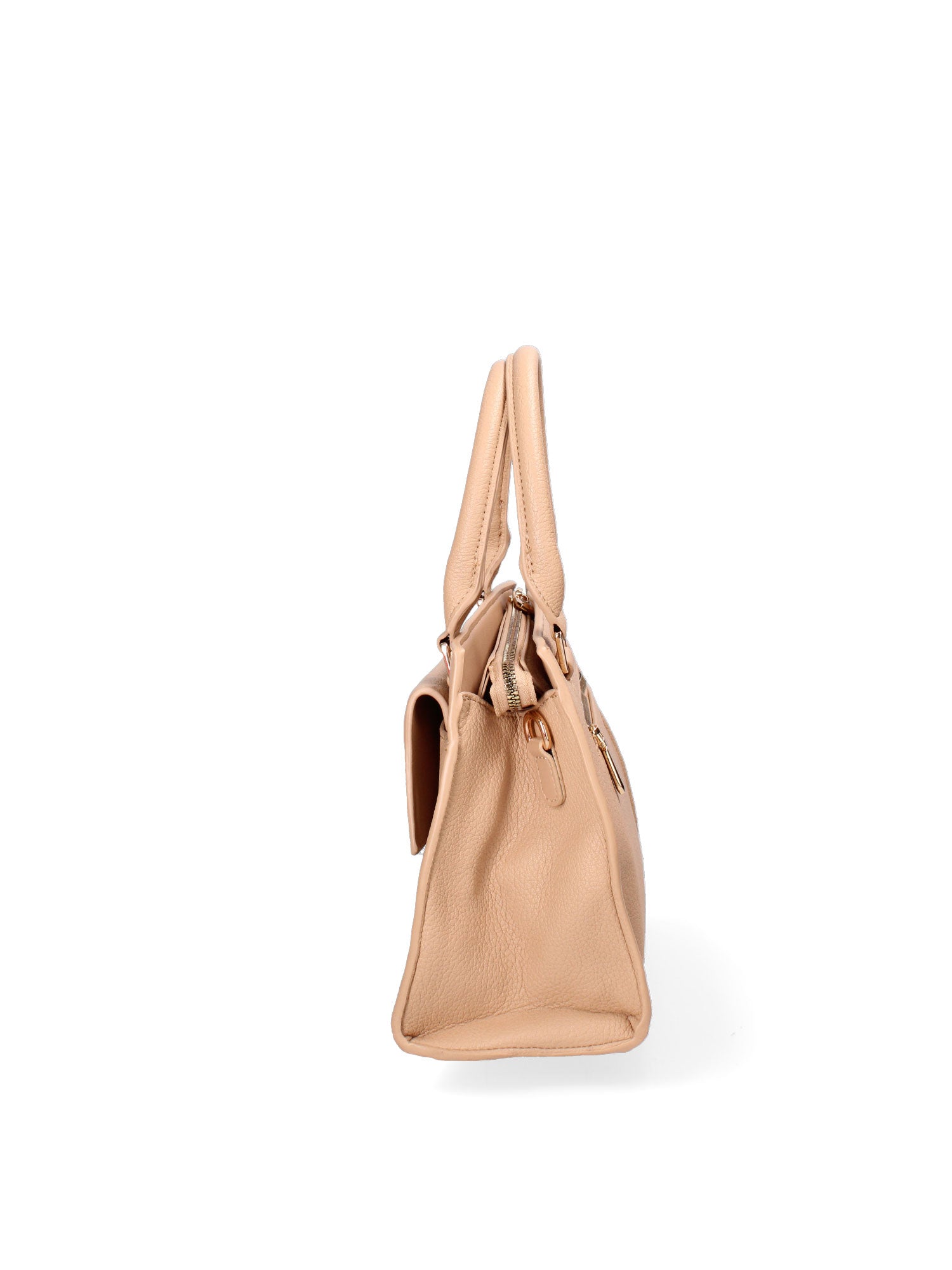 Borsa a mano da donna Ecopelle e Zip 614-2-CAMEL Diana&co
