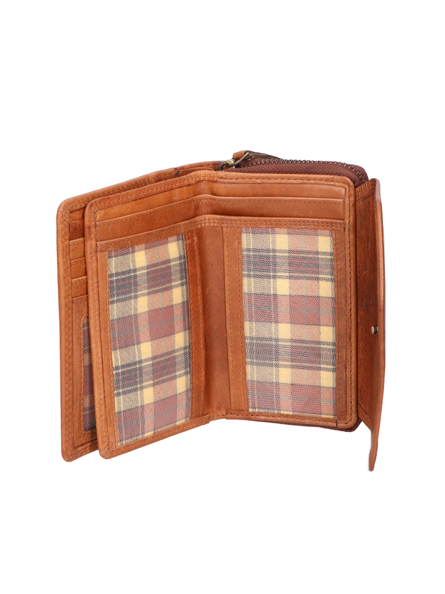 Portafoglio unisex in vera pelle Made in Italy SN2827847-TAN Santini Firenze
