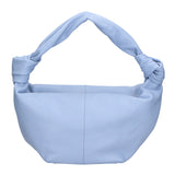 Lunaria Borsa a spalla da donna Vera pelle 06007-D220 AZZURRO Gave Lux