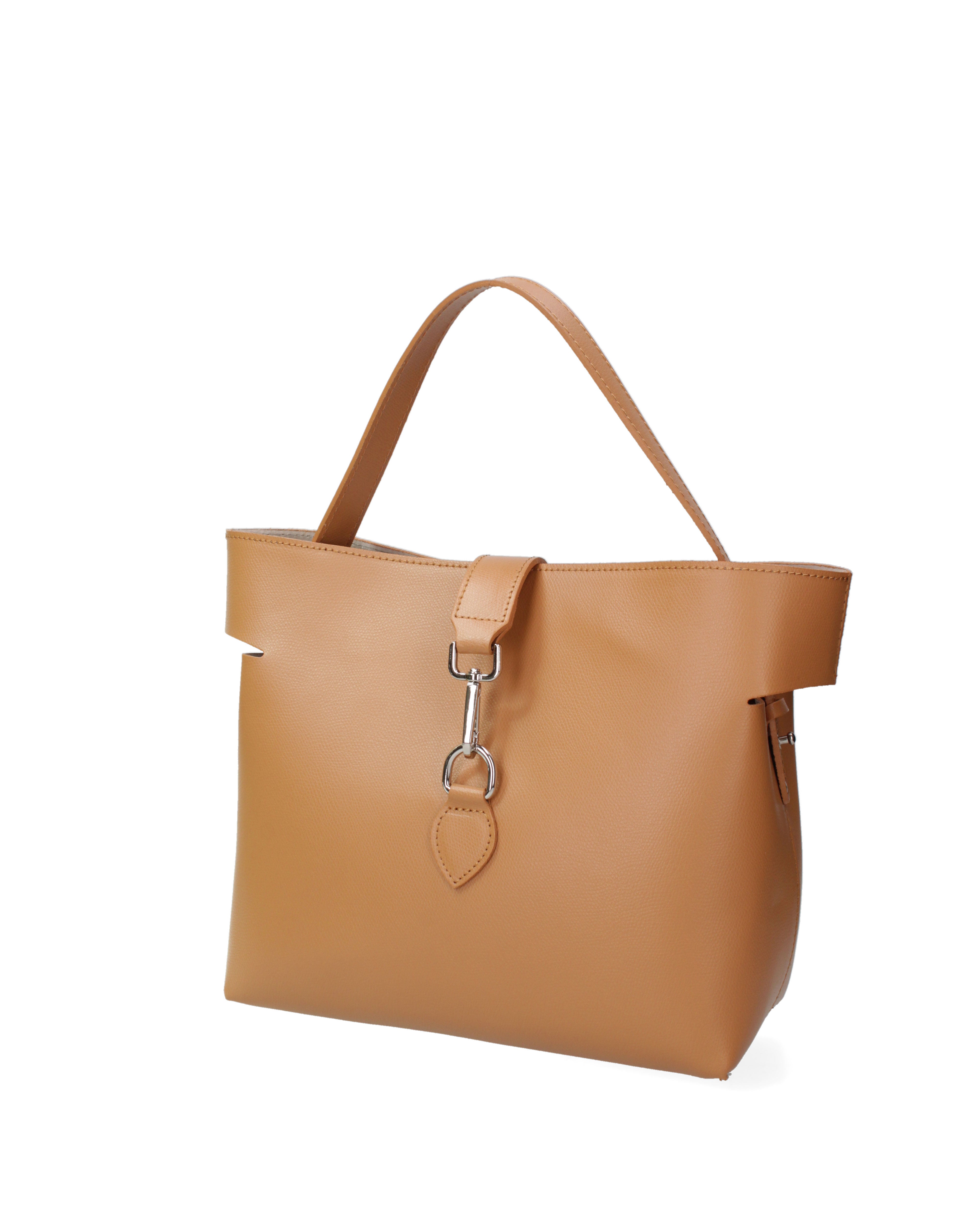 Liviana Borsa a mano da donna Vera pelle 07379-PL44 CUOIO Gave Lux