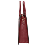 Giulia Borsa a mano da donna Vera pelle effetto cocco 468W-LU10 ROSSO SCURO Viola Castellani