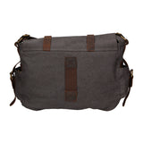 Melania Borsa a spalla unisex Canvas e vera pelle ZG3016-NERO BLACK Gave Lux