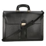 Enea Borsa da lavoro uomo Vera pelle 7001-NERO Gave Lux