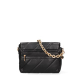 Borsa a spalla da donna Ecopelle DC3122-2-BLACK Diana&co