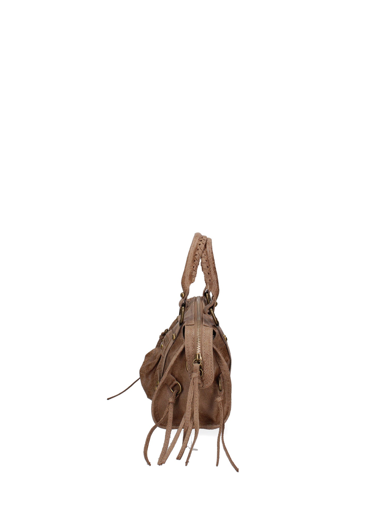Erisia Borsa a spalla da donna Vera pelle 06091-NOCCIOLA Gave Lux