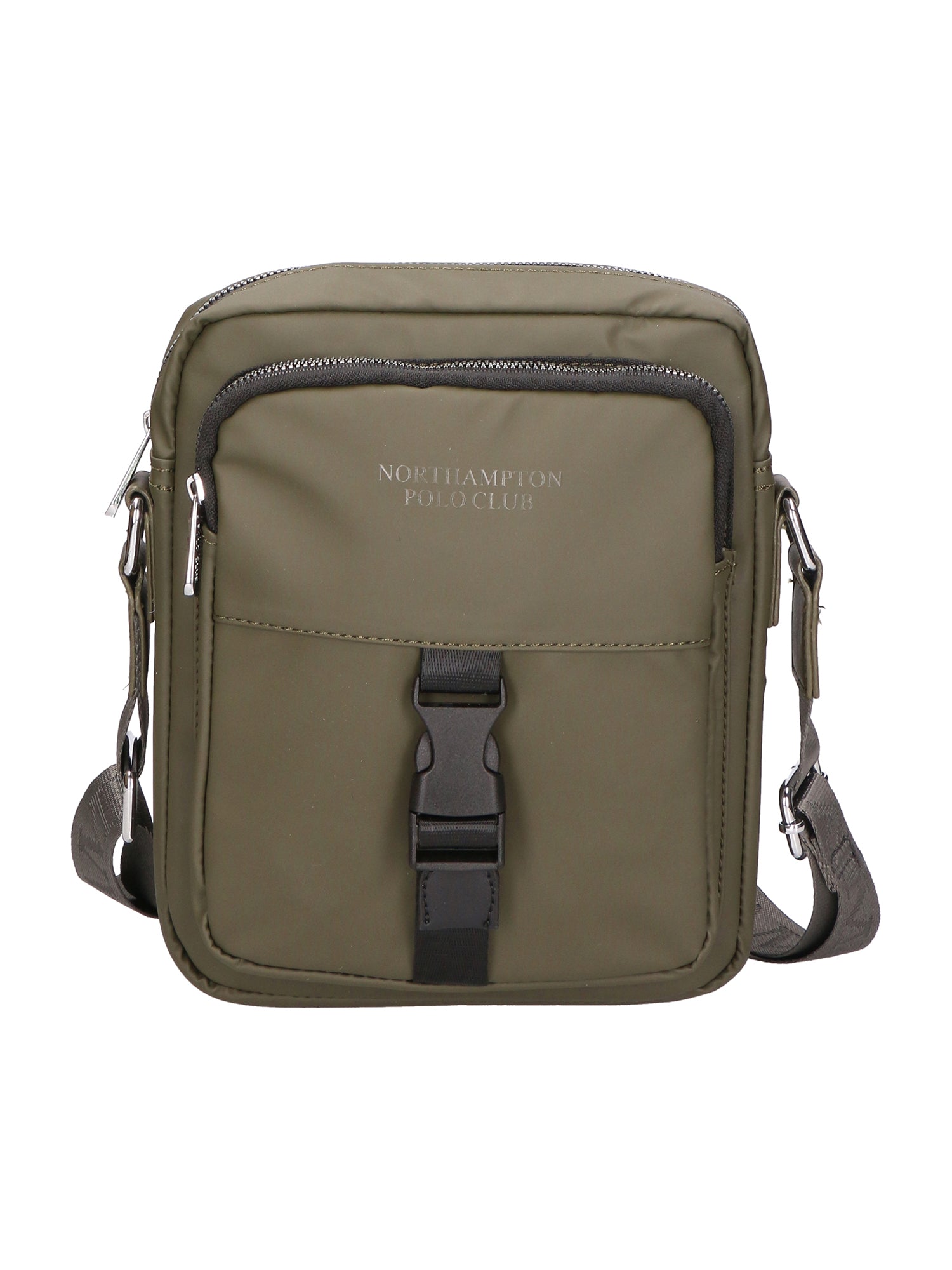 Borsa a tracolla uomo 100% PU Leather PCL3018-GREEN Northampton Polo Club