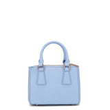 Borsa a mano da donna 100% pelle vegana PU 720-1PT-SKY BLUE Diana&co