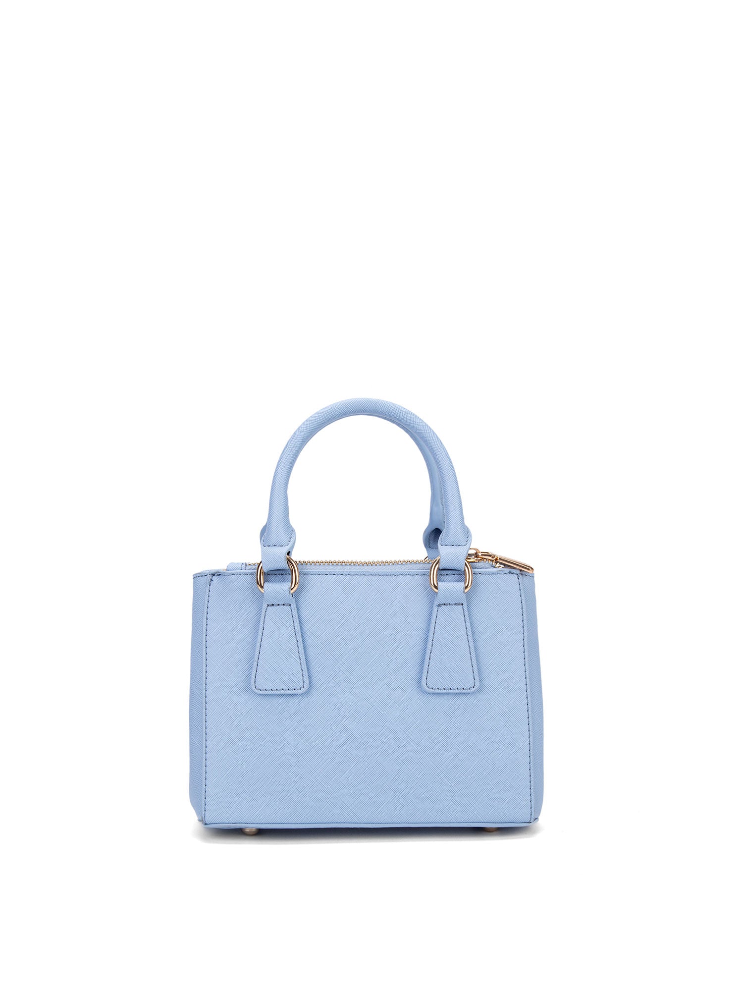 Borsa a mano da donna 100% pelle vegana PU 720-1PT-SKY BLUE Diana&co