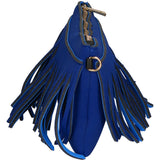Oxsana Borsa a spalla da donna Neoprene 1311-BLU DARK BLUE Gave Lux