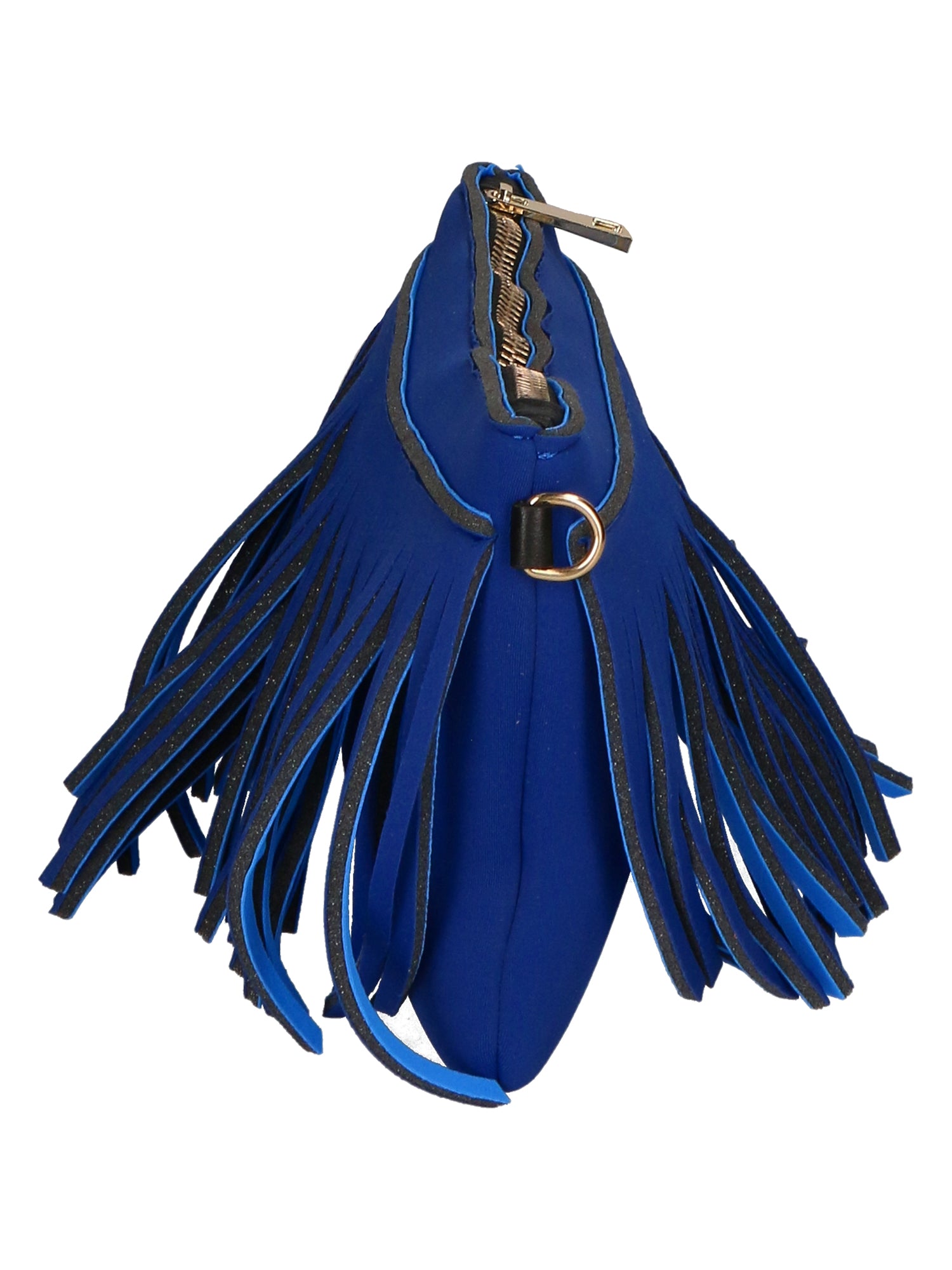Oxsana Borsa a spalla da donna Neoprene 1311-BLU DARK BLUE Gave Lux