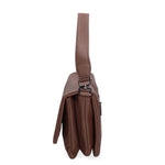 Borsa a spalla da donna Ecopelle vegana 637-1-COFFEE Diana&co