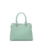 Borsa a mano da donna 100% pelle vegana PU 711-4PT-JADE GREEN Diana&co