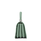 Borsa a mano da donna 100% pelle vegana PU 722-3PT-JADE GREEN Diana&co