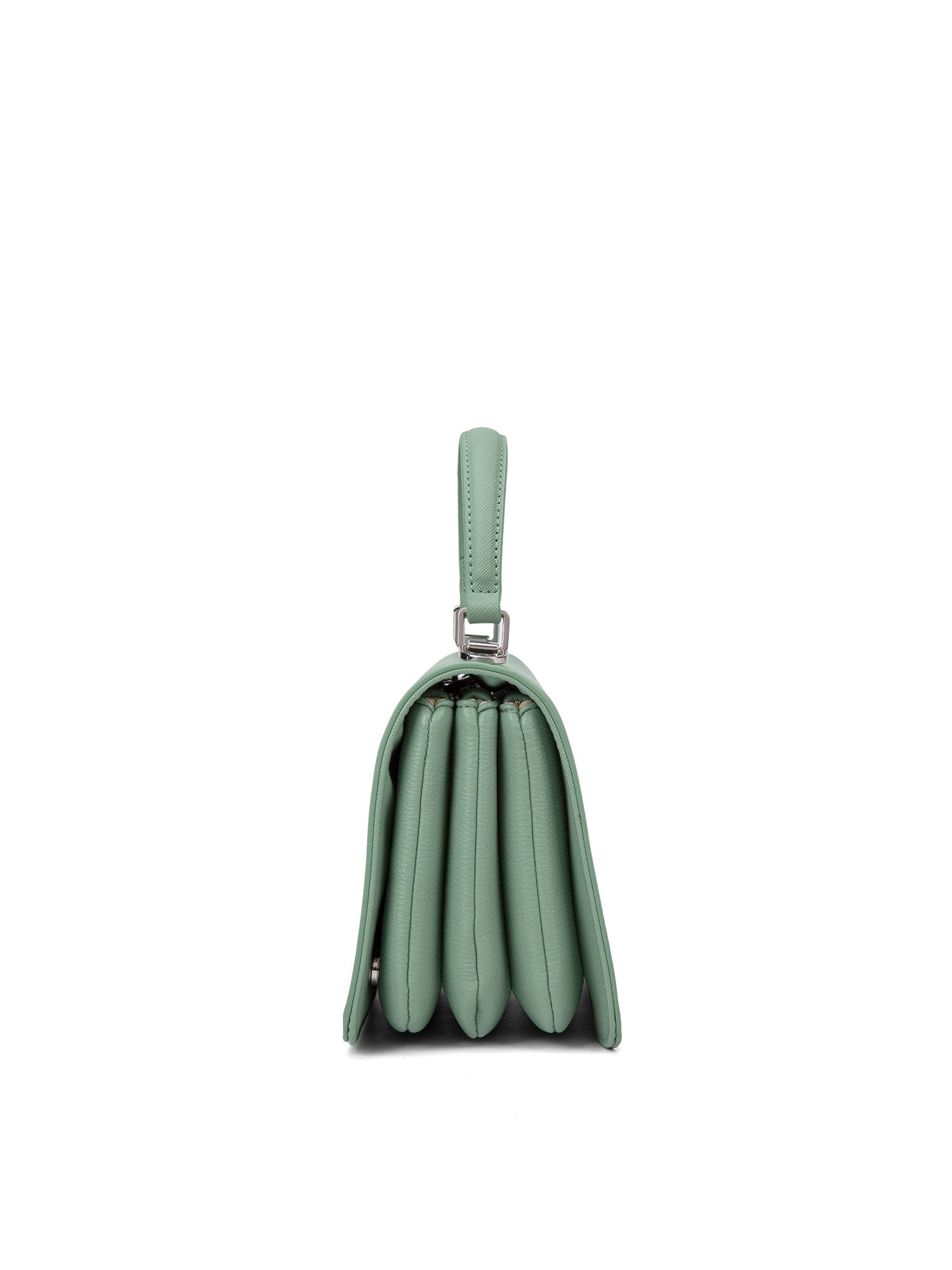 Borsa a mano da donna 100% pelle vegana PU 722-3PT-JADE GREEN Diana&co