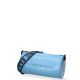 Borsa a tracolla da donna 100% Pvc FLAT-ANONA-SUGAR BLUE - BLACK Marc Ellis