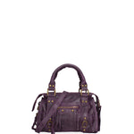 Erisia Borsa a spalla da donna Vera pelle 06091-038 VIOLA SCURO Gave Lux
