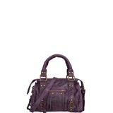 Erisia Borsa a spalla da donna Vera pelle 06091-038 VIOLA SCURO Gave Lux