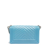 Borsa a mano da donna 100% Pvc FLAT S-NORSE BLUE + OFF SILVER Marc Ellis