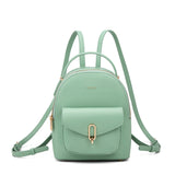 Zaino da donna in pelle vegana Casual 712-3PT-JADEGREEN Diana&co